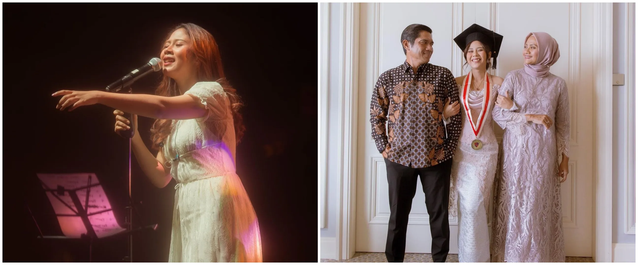 Momen Nadin Amizah konser dipangku sang ibunda, penonton dibuat tersentuh hingga menangis