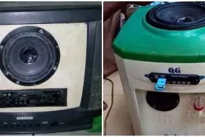 11 Aksi kocak orang memanfaatkan barang elektronik bekas ini kreatifnya nggak ketolong