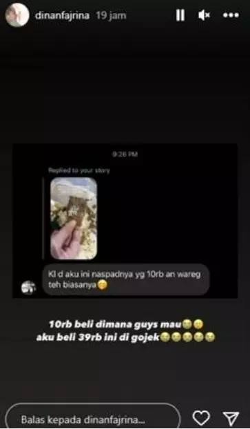 istri Doni Salmanan tak tahu nasi padang murah  © 2022 Instagram 