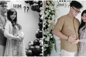 Bersamaan dengan pengajian 4 bulanan, ini 9 momen gender reveal Adinda Azani