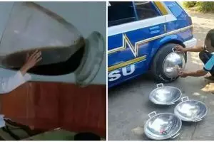 11 Potret ini bukti bapak-bapak suka iseng kalau gabut, kok kepikiran ya?