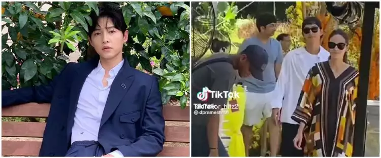 Kini go public, ini 7 momen Song Joong-ki bareng pacar bule saat di Bali