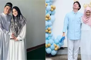 Umumkan jenis kelamin anak, intip 9 momen Alvin Faiz dan Henny Rahman gelar tasyakuran 7 bulanan
