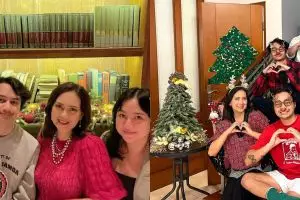 10 Tahun bercerai, intip 9 momen Ira Wibowo rayakan natal bareng mantan suami