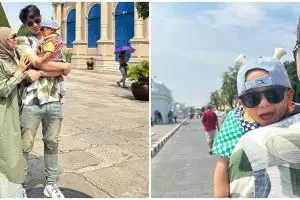 Rizky Billar dan Lesty Kejora rayakan ulang tahun baby L saat umrah, penampilannya jadi sorotan