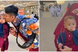 9 Momen Lesty Kejora dan Billar umrah, pesona sang biduan panen pujian