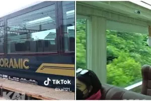 11 Potret mewahnya kereta panoramic Jakarta-Jogja yang viral, serasa naik kereta di Eropa