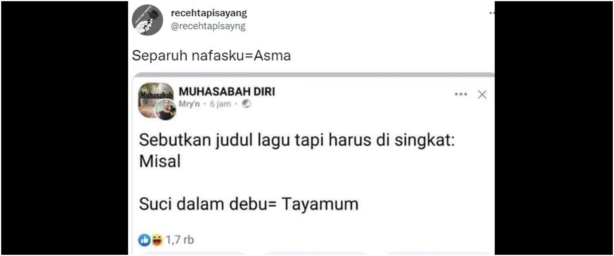 Singkat judul lagu jadi satu kata, 11 cuitan jawaban warganet ini bikin nyengir lebar