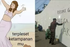 11 Potret lucu bertuliskan kode keras untuk gebetan, nyindir kamu yang nggak peka