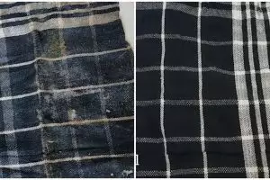 Cara cepat bersihkan bekas kerak membandel di lap dapur, gampang disontek