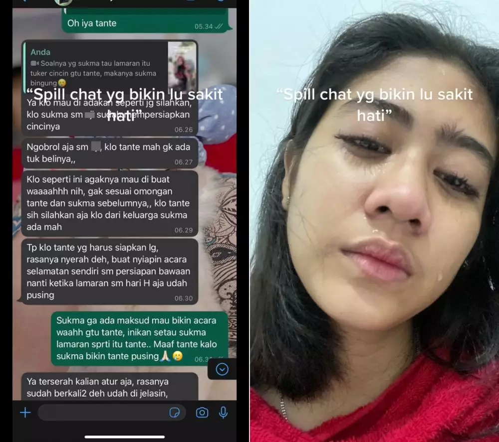 batal nikah berselisih dengan mertua © TikTok batal nikah berselisih dengan mertua © TikTok