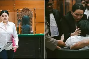 Nikita Mirzani bebas dari kasus pencemaran nama baik, tak kuasa tahan tangis hingga sujud syukur