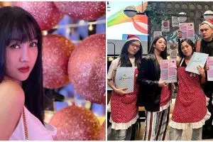 Momen 11 seleb datangi Karen'S Diner, Rachel Vennya dan Lucinta Luna jajal jadi waitress