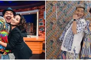 Kerap jadi pembawa acara bareng, intip 11 potret kebersamaan Indy Barends dan Indra Bekti