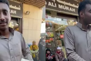 Pedagang parfum di Arab Saudi ini fasih berbahasa Jawa, logat dan wajahnya bikin tak percaya