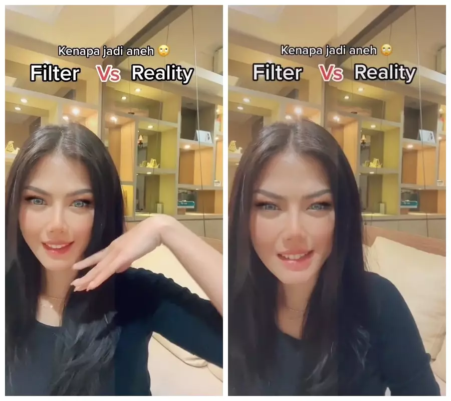 nita gunawan pakai filter © Instagram/@nitagunawan09