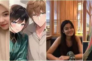 13 Editan kocak pakai filter anime ini malah jauh dari wajah aslinya
