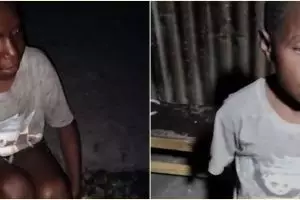 Lapar tapi tak berani minta makan, potret bocah Papua duduk di dekat pos jaga polisi ini bikin pilu