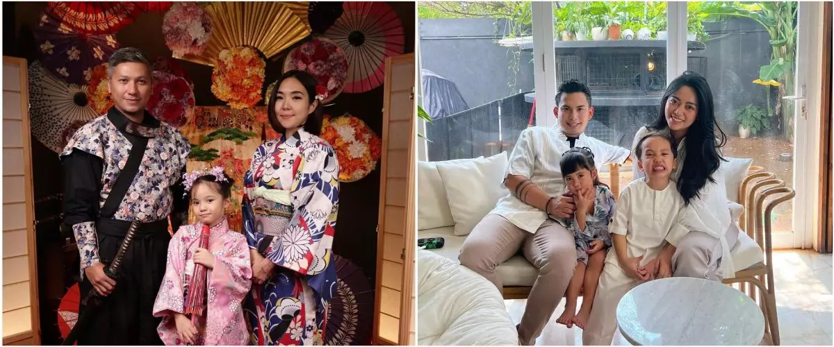 Momen 7 seleb kompak liburan bareng mantan suami, Gisel dan Gading boyong anak ke Eropa
