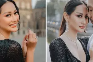 Puteri Indonesia 2020 akan lepas lajang, 11 potret romantis prewedding Ayu Maulida di kanal Belanda