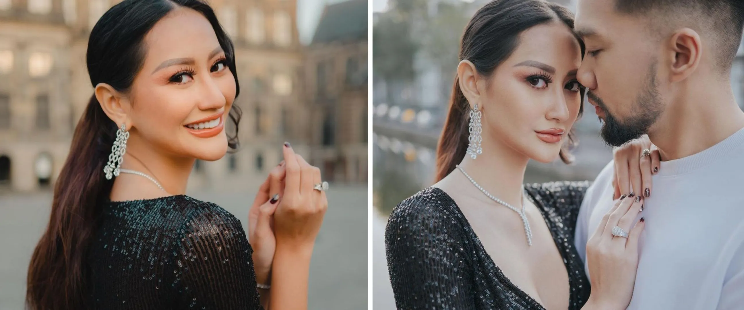Puteri Indonesia 2020 akan lepas lajang, 11 potret romantis prewedding Ayu Maulida di kanal Belanda