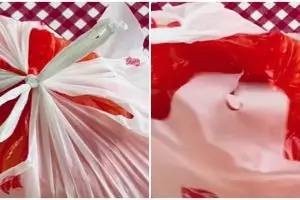 Bukan digunting, ini cara simpel membuka ikatan kencang kantong plastik