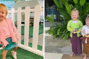 Potret lucu 11 anak seleb berdarah blasteran kenakan baju adat, bikin gemas