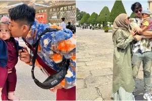 9 Potret baby Leslar anak Lesty Kejora-Rizky Billar ikut umrah, disebut mirip BJ Habibie