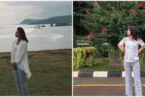 Layaknya pinang dibelah dua, intip 11 beda gaya Indah Permatasari dan adiknya