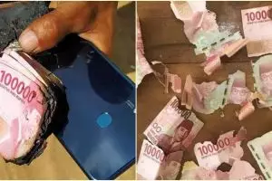 Kesalnya sampai ubun-ubun, 11 momen apes uang rusak karena rayap dan terbakar ini bikin ngelus dada