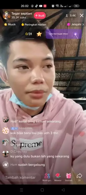Tegar Septian curhat dibohongi mantan istri © berbagai sumber