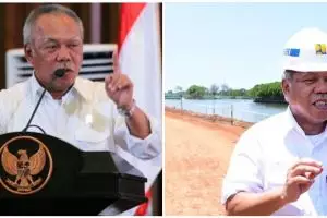 Kali ini jadi personel band, intip momen Menteri Basuki manggung jadi drummer Kotak