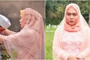 Cosplay jadi ibu Norma Risma, ekspresi dan gaya wanita ini totalitas abis