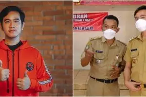 Momen Gibran Rakabuming ngantor pakai kalung botol Mixue yang viral, punya Jan Ethes?