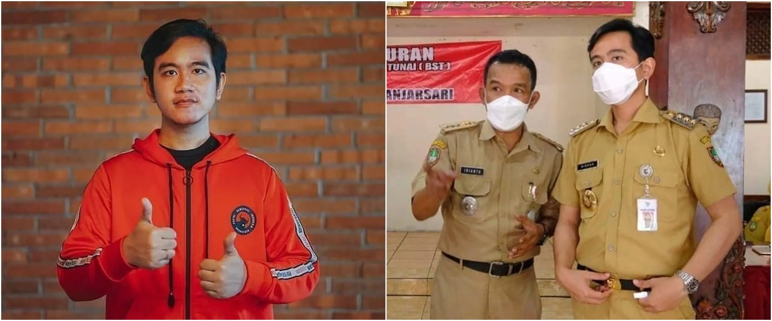 Momen Gibran Rakabuming ngantor pakai kalung botol Mixue yang viral, punya Jan Ethes?