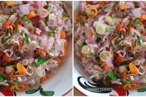 Resep sambal bawang serai muda tanpa diulek, pedasnya bikin nagih