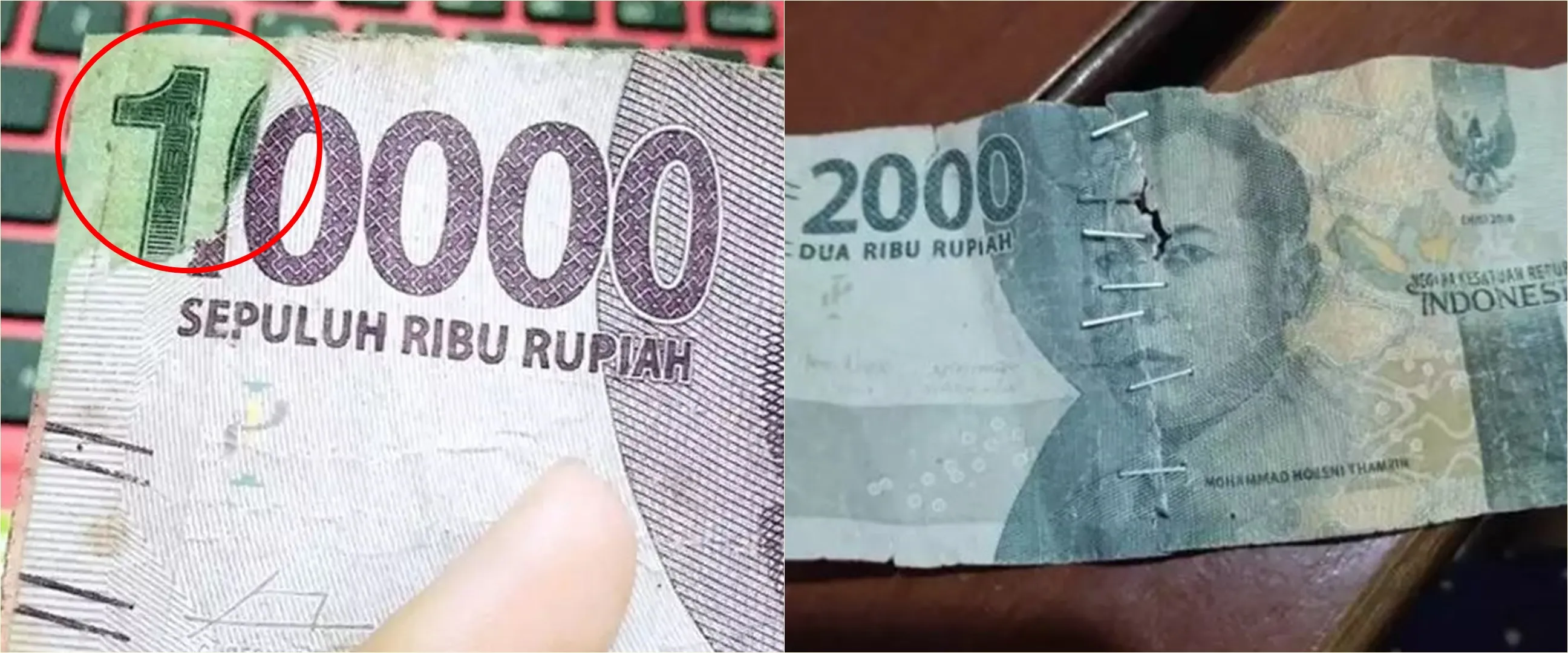 13 Cara nyeleneh benerin uang sobek ini idenya bikin geleng kepala