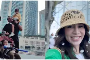 9 Penampilan Momo Geisha saat liburan ke Dubai tuai pujian, tampil pede pakai cadar