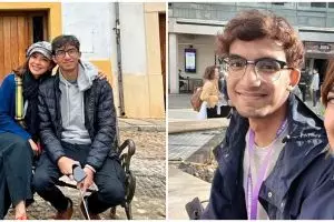 Unggah foto bareng, 11 potret Najwa Shihab dan anak bujangnya ini disebut bak sepasang kekasih