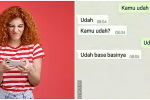 13 Chat ditanya udah makan ini endingnya gagal romantis, bikin tepuk jidat