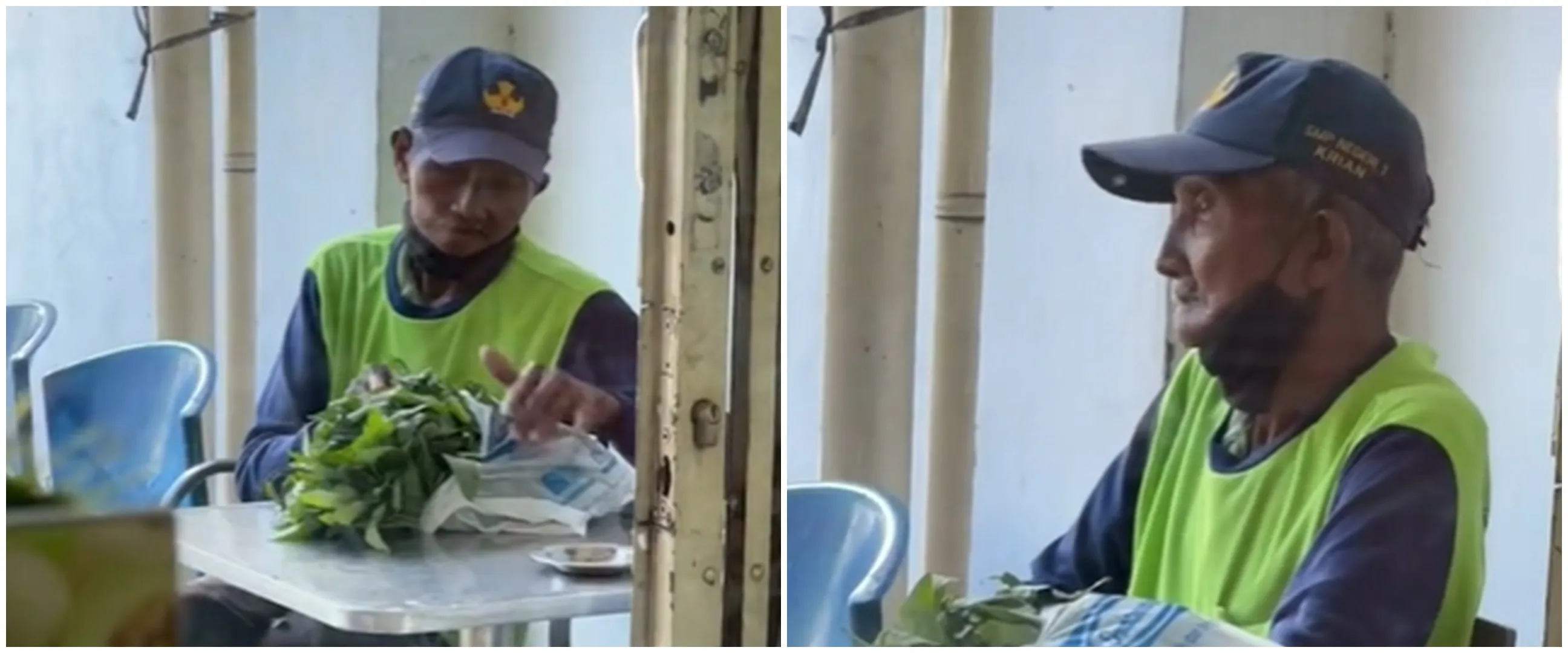 Viral kakek tukar sayuran dengan mi instan, alasannya bikin terenyuh