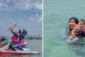 Ajak bayi 5 bulan untuk naik jetski, 7 gaya parenting Ria Ricis dan Teuku Ryan ini tuai kritik