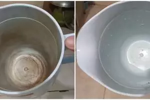 Tanpa bahan pemutih, ini cara ampuh bersihkan noda kerak teh dan kopi di teko plastik
