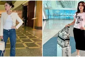 Sukses turun bobot 27 kg, 11 penampilan Ussy Sulistiawaty bergaya kasual ini bak masih gadis