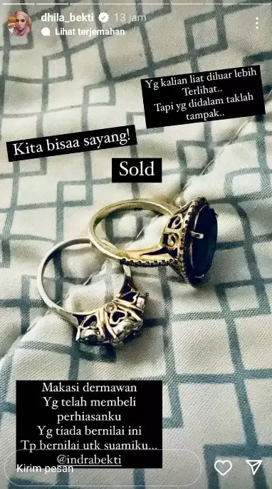 Aldila Jelita hentikan open donasi © Instagram Aldila Jelita hentikan open donasi © Instagram