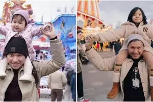 Intip 9 potret lucunya Gempi remake foto masa kecil bareng Gading dan Gisel