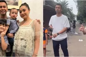 Berbaur dengan anak komplek, aksi Raffi Ahmad dan Nagita Slavina main lato-lato jadi sorotan