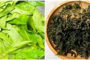 Renyah tanpa pakai tepung, ini trik jitu menggoreng kangkung krispi