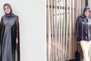 11 Gaya Dhena Devanka pakai hijab, parasnya bikin pangling