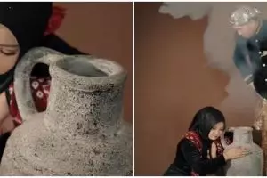 Pakai konsep jin dalam gentong, potret pernikahan pasangan ini hasilnya bikin iri